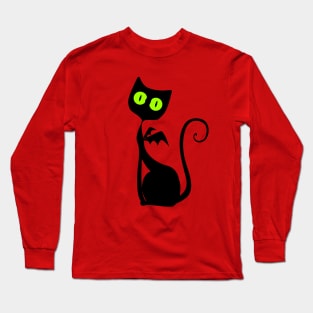 Bat Kitty Love Long Sleeve T-Shirt